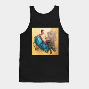 Black Stockings ~ oil painting Tank Top